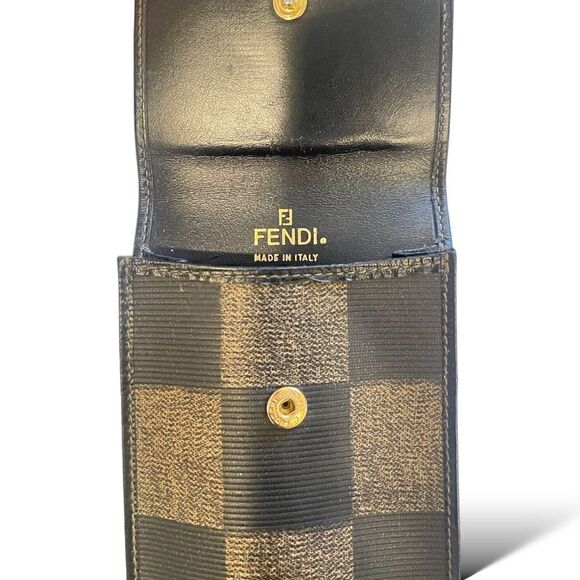 FENDI Vintage Penguin Checkered Print Sunglasses/Eyeglasses Case - Picture 9 of 12